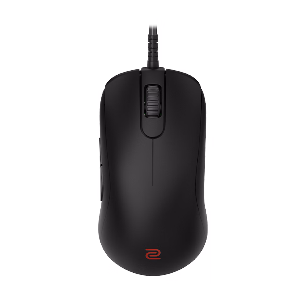 BenQ Zowie S2-C mouse in Black, top view