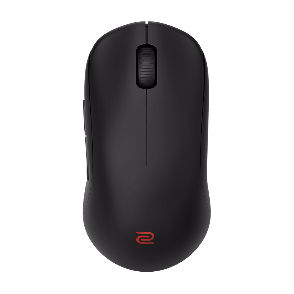 BenQ Zowie U2 mouse in Black, top view