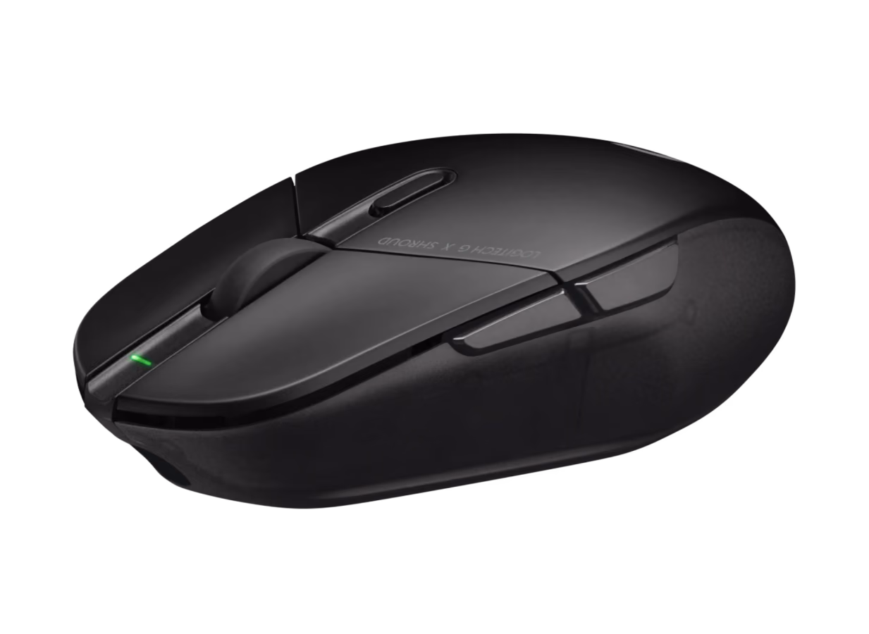 Logitech G303 Shroud Edition mouse in Shroud-black