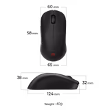 BenQ Zowie U2 mouse in Black