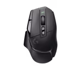 Logitech G502 X LIGHTSPEED mouse in Black, top view