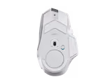 Logitech G502 X LIGHTSPEED mouse in White, underside