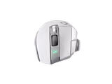 Logitech G502 X LIGHTSPEED mouse in White, front view