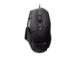 Logitech G502 X mouse in Black, top view