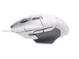 Logitech G502 X mouse in White, left side