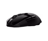 Logitech G903 LIGHTSPEED mouse in Black, left side
