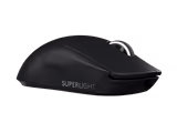 Logitech PRO X SUPERLIGHT mouse in Black, right side
