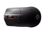 SteelSeries Rival 3 Wireless mouse in Black, top view