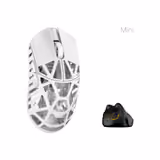 WLMOUSE Beast X Mini Pro mouse in White, left side